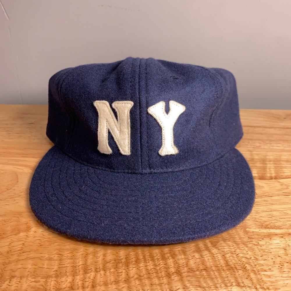 Ebbets Field Flannel 1936 Black Yankees Ball Cap